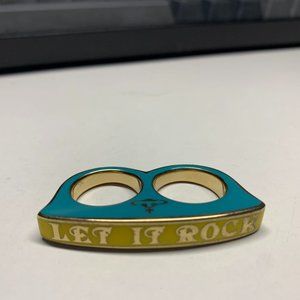 Vivienne Westwood Let it Rock Two Finger Ring.